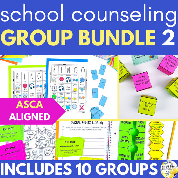 Group Curriculum BUNDLE II 10 Counseling Small Groups